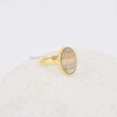 Fluorite Ring - 925 Pure Silver - Handcrafted Ring - Wholesale Jewelry - Gold Plated Ring - Jewelry For Month Birthday - Gift For Women